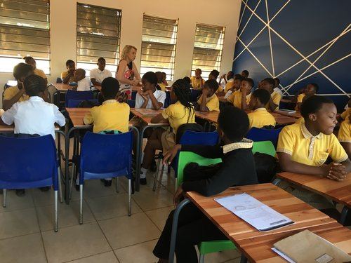 High-school learners in a Telkom project workshop